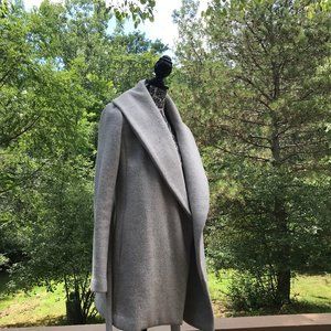 Ann Taylor Grey Wrap w/ Pockets